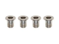 ZC-F34SS　MS2.0用 4本入 M3x4mmFHソケット 段付きスクリュー(銀/1.7mm)