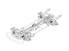 【8月末発売予定】MSR-020　マスタースピード MS2.0　グラファイトシャーシ仕様
