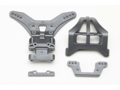 RO-018RDG　RO2.0用 グラファイト成型 リヤ ショックタワー/リヤ アッパーマウント