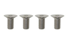 ZC-F36SH2　M3x6mm FHソケット スクリュー 2mm六角ソケット　高精度切削スチール製(120度/4本入)