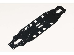 MS-002S-B　メイン シャーシ(ブラック)　MS2.1用 スプリングスチール製 (1.2mm)