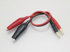 44158　コネクターケーブル (ワニ口クリップタイプ)