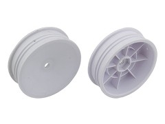 AS91757　2WDバギー用スリムフロントホイール2.2【ホワイト/12mmHEX】