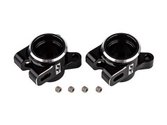 AS92472　FT アルミ製リヤハブセット【ブラック/B7】