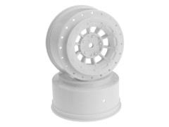 3344W  Hazard - SC10 | SC10 4x4 | SC10B | SC5M Wheel（白）