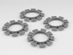 2212-8  JConcepts - 1/10th, SCT and 1/8th buggy 用サテライト タイヤ グルーラバーバンド（グレー）