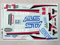 (ワケあり品) 19495874a　SUBARU BRZ R&D SPORT 2014 Rd.2 富士　ステッカー(a)のみ