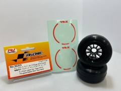 36203　F-1 フロント ラバータイヤ《Type VR‐X Front》 接着済みベルテッド スリック タイヤ