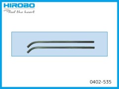 0402-535　スキッドパイプ（黒）　(在庫限り)