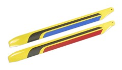 1816　FUN-KEY 60-90クラス 3Dカーボンメインローター(710mm)　H7166C-3D