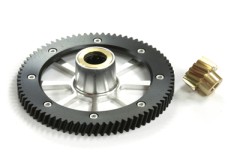 2429　スーパーボイジャーE用スパイラルメインギヤセット（ワンウェイBRG付）4セル仕様