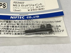 R23422　M2.3 ロッドジョイント (ストレートロッドφ2 端末用) (2set)