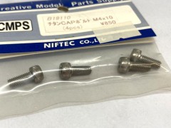 B19110　チタンCAPボルト M4x10 (4pcs)