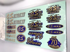 OS/79881010　　70周年記念ステッカー(金)