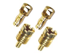 2362　スモール･ヨーロピアン･スクリューコネクター2-A (メス2Pcs,オス2Pcs)