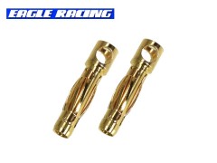 2881　ヨーロピアンコネクターE 4.0mm (オス クランクポート付 2pcs)