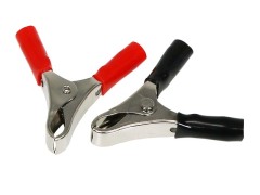 1555U　12Vクリップ赤黒（5cm)