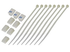 3708U-S　ワイヤーホルダーS(両面テープ付)&ストラップセット(8)