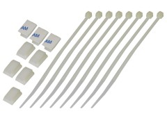 3708U-X　ワイヤーホルダーX(両面テープ付)&ストラップセット(8)
