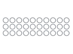 SH4U　4x5mmセットアップ･ステンレスシム 0.1/0.2/0.3mm厚 各10枚入