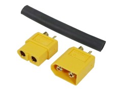 3927-60U　XT-60コネクター(オス1pcs.メス1pcs.)