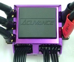 【数量限定セール】TACHYON AIRIA SP【B】（タキオン エアリア）シャインパープルカラー ブラシレスモーター用ESC【ブラックカラーワイヤー仕様】