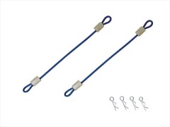 SGF-60BY　ワイヤー付ボディピン小 ワイヤー長60ミリ 濃ブルー