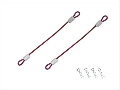 SGF-60P　ワイヤー付ボディピン小 ワイヤー長60ミリ パープル