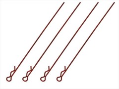 SGF-03R　ボディフックピンロング L95mm 4本入り レッド
