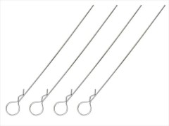 SGF-05S　ボディフックピンロング L110mm 頭大 4本入り シルバ-