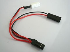SGC-17　BECメス－タミヤメス2又コネクター BECライトユニット用 コード長10CM