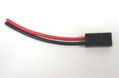SGC-22　7.2Vタミヤメス黒コネクター （14Gワイヤ100mm付）