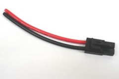 SGC-23　7.2Vタミヤオス黒コネクター （14Gワイヤ100mm付）
