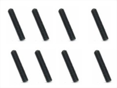 HSB-315　ステンレスホーロービス ブラックメッキ 3×15mm 8個入