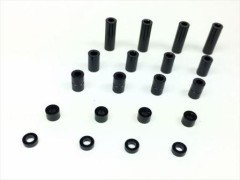 SGE-51BK　Φ2アルミカラーセット1.5t,3t,6t,6.7t,12t  各4個入　ブラック