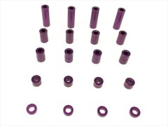 SGE-51P　Φ2アルミカラーセット1.5t,3t,6t,6.7t,12t  各4個入　パープル