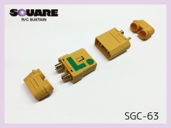 SGC-63　大容量アンチスパークコネクター XT90-S (オス，メス1ペア)