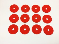 SGE-52R　ボディ保護パッド 12個入 レッド 