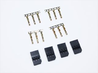 SGC-70　受信機用コネクター メス4ペア　フタバ・KO用