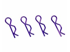 SGF-06P　ボディーフックピン　7mm　パープル　4個入