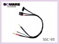 SGC-93　XT60メス-4mmヨーロピアン充電コード 40cm