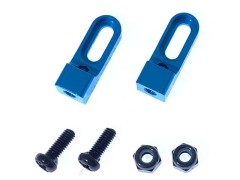 SGE-07TB　アルミ軽量サーボステー&ベルトテンショナー　ライトブルー