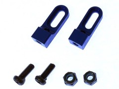 SGE-07BY　アルミ軽量サーボステー&ベルトテンショナー　濃ブルー