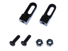 SGE-07BK　アルミ軽量サーボステー&ベルトテンショナー　ブラック