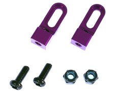 SGE-07P　アルミ軽量サーボステー&ベルトテンショナー　パープル