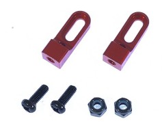 SGE-07R　アルミ軽量サーボステー&ベルトテンショナー　レッド