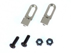 SGE-07S　アルミ軽量サーボステー&ベルトテンショナー　シルバー