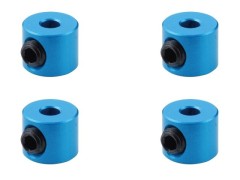 SGX-17TB　アルミリンケージストッパー ライトブルー 4pcs