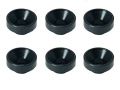 SGX-119BK　アルミボス付皿ワッシャー　6pcs　ブラック