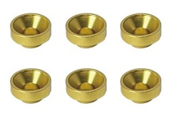 SGX-119G　アルミボス付皿ワッシャー　6pcs　ゴールド